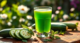 refreshing zucchini summer beverage