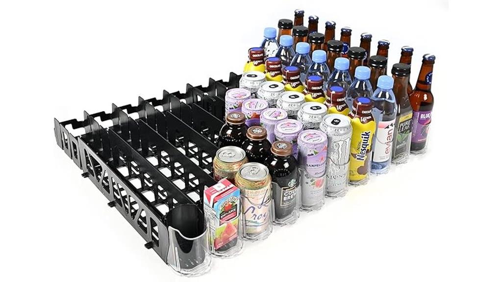 refrigerator spring push dispenser