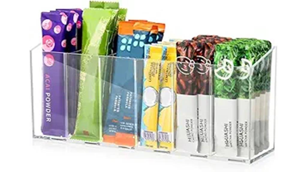 removable divider drink organizer