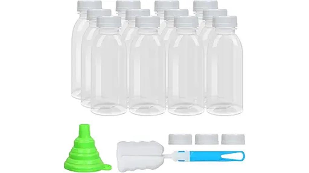 reusable 12oz plastic bottles