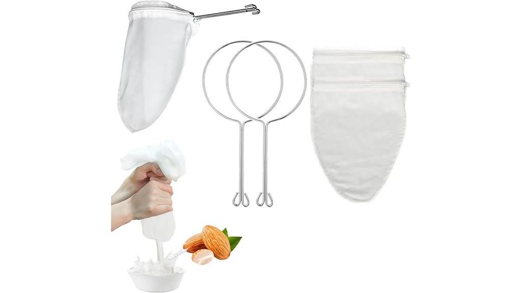 reusable nut milk bags
