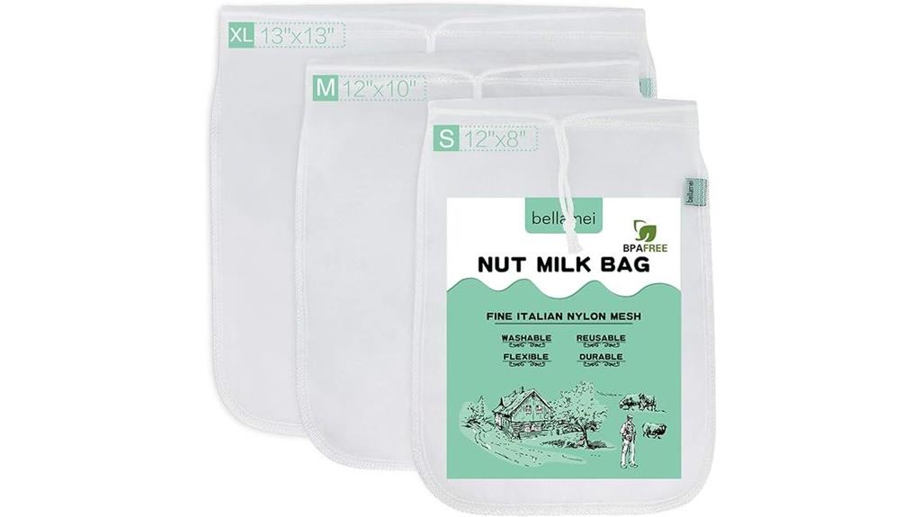 reusable nut milk bags