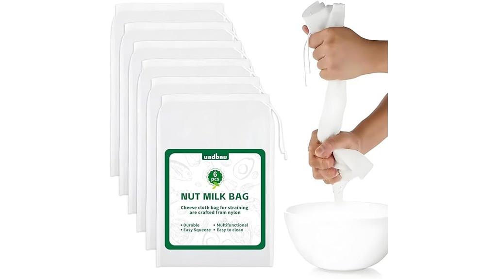 reusable nut milk bags