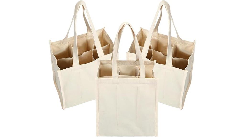 reusable wine bottle tote