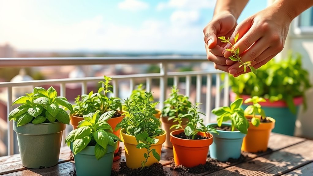 select sun loving herbs wisely