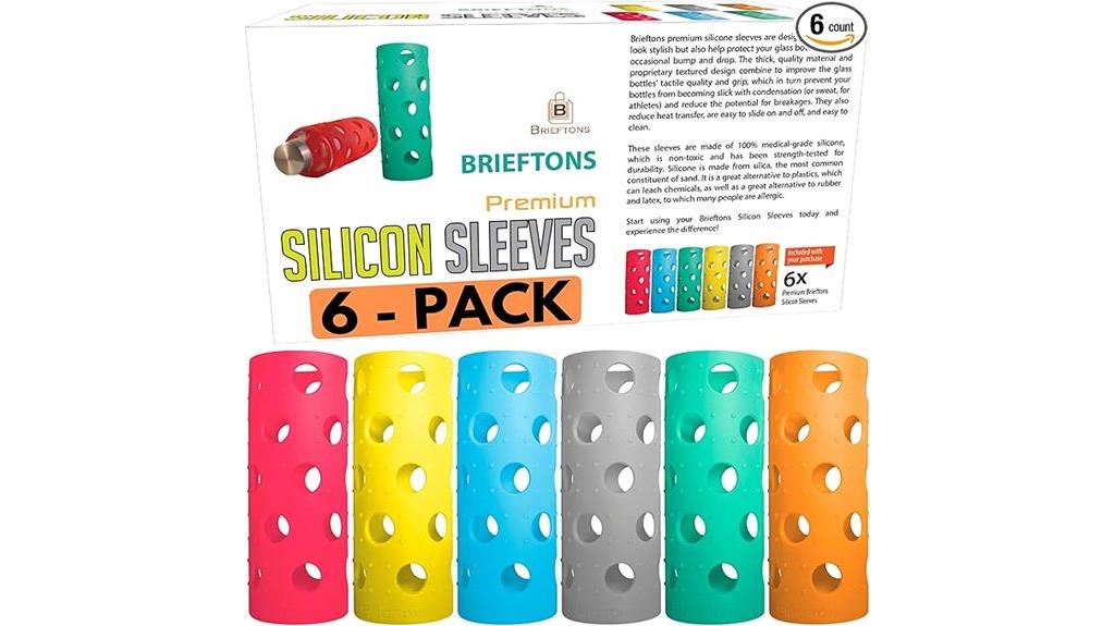 silicone bottle sleeve pack