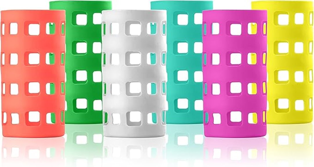silicone bottle sleeve set