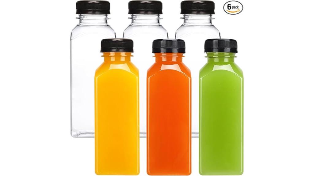 six pack juice bottles