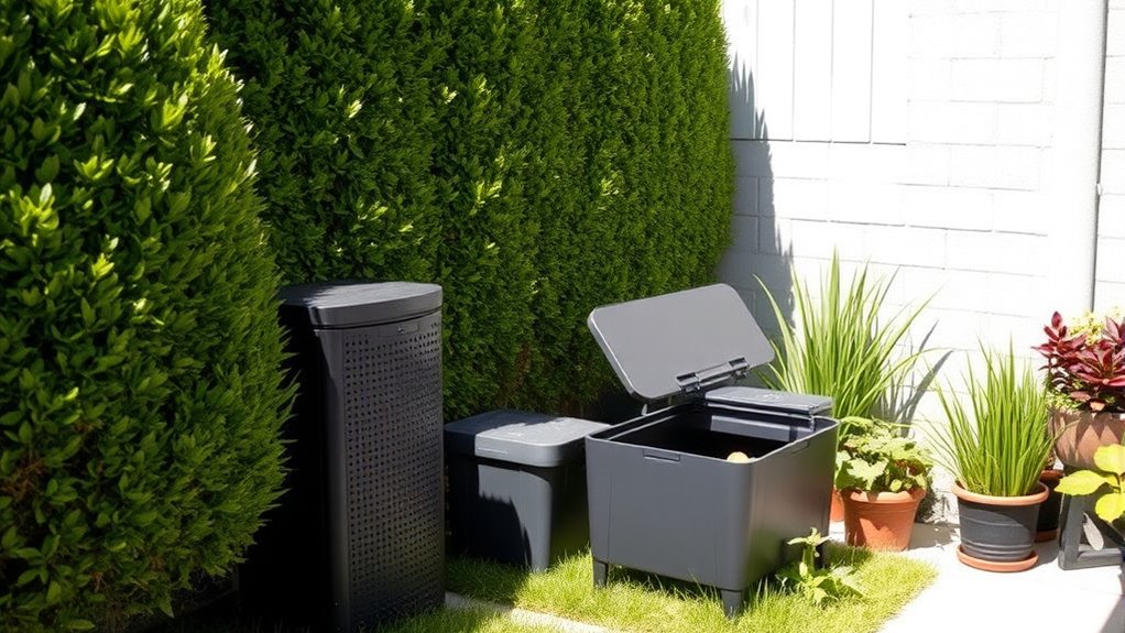 space saving compost storage