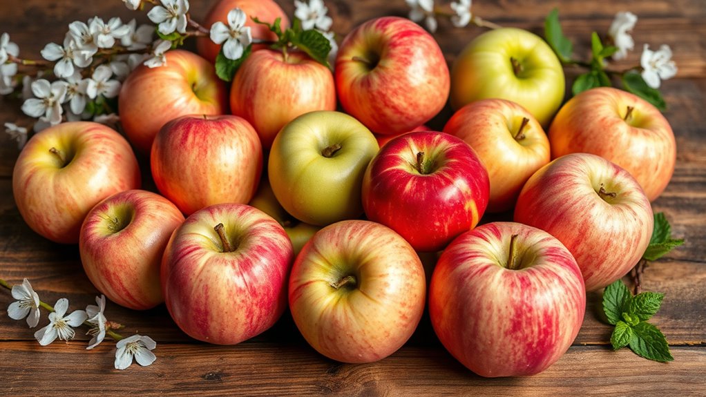 spring organic apple cultivation