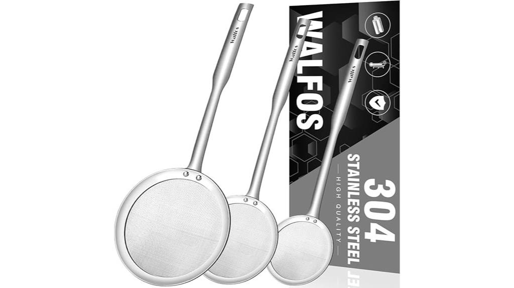 stainless steel food strainers