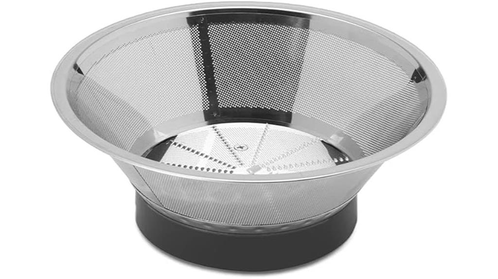 stainless steel juicer sieve