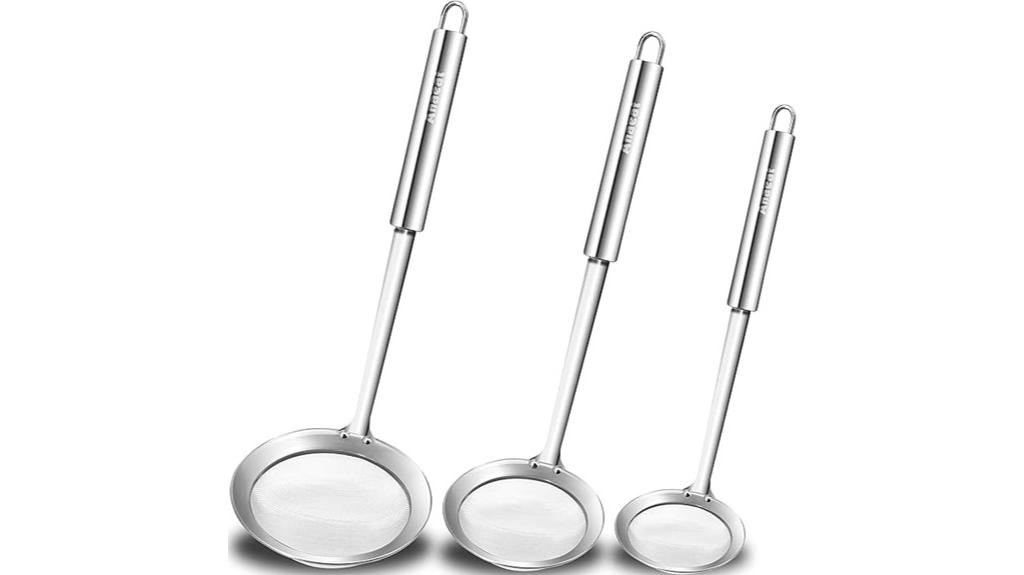 stainless steel skimmer set