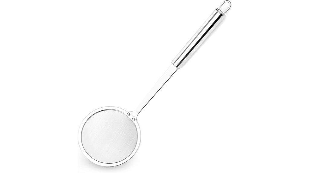stainless steel skimmer spoon