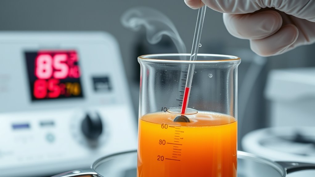 stone fruit juice pasteurization temperatures