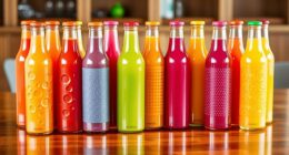 stylish juice bottle sleeves