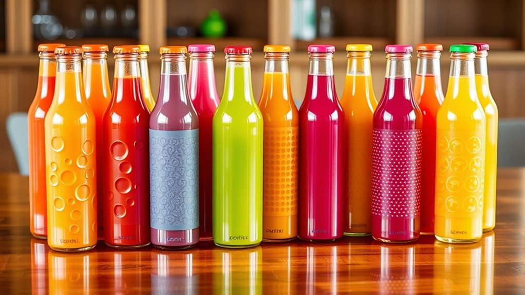 stylish juice bottle sleeves