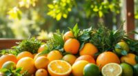 summer citrus greens detox