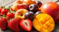 summer fruit sugar comparison