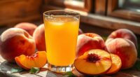 summer peach juice delights