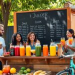 supporting local juice business