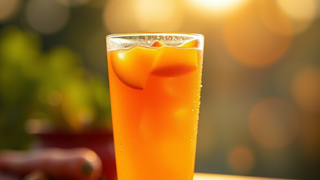 sweet orange carrot smoothie