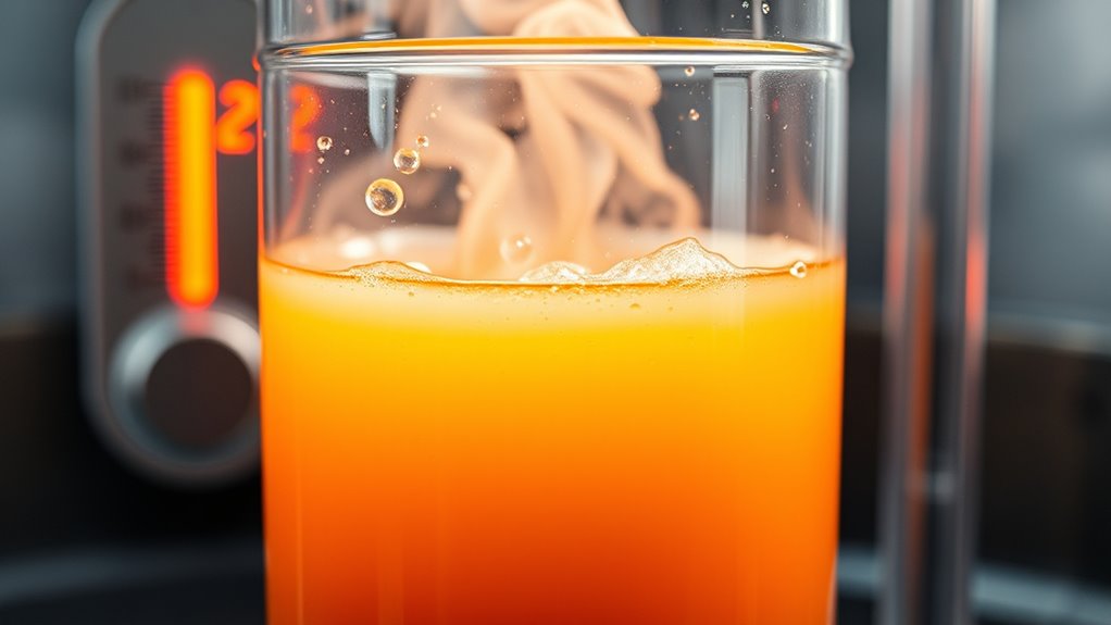 temperature sensitive juice preservation