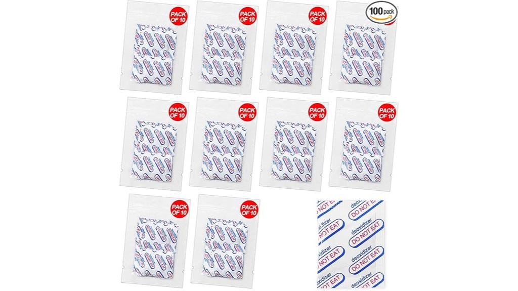 ten pack food oxygen absorbers