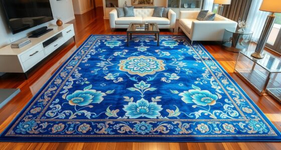 top blue silk rug collection
