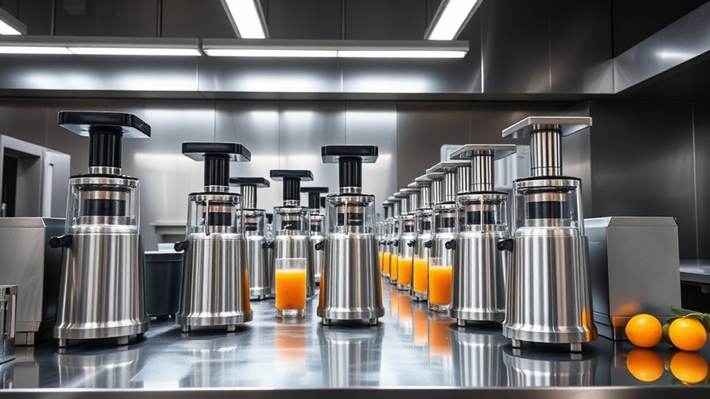 top heavy duty steel juicers