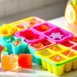 top silicone juice ice trays