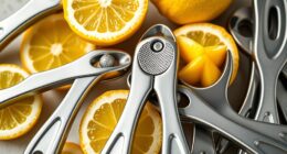 top stainless lemon squeezers