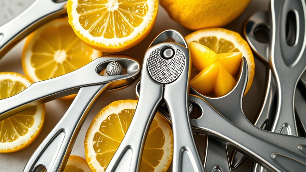 top stainless lemon squeezers