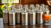 top stainless steel juice growlers