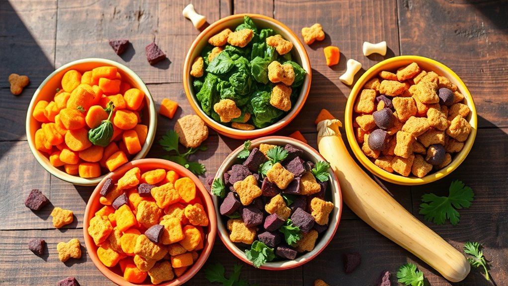 top vegetable pulp dog treats
