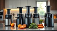 top wide chute juicers