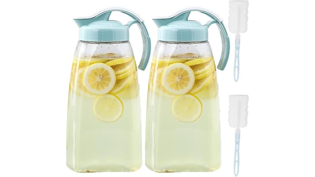 two pack plastic pitchers