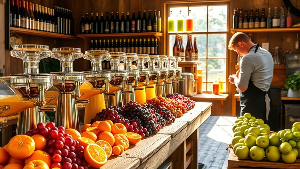 vibrant authentic personalized juices