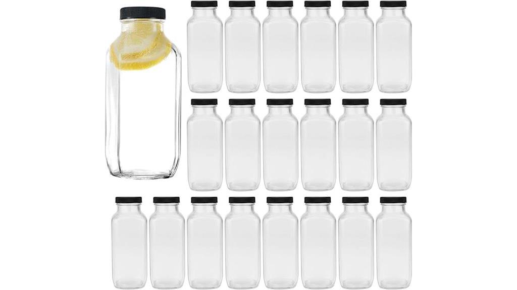 vintage 16oz glass bottles