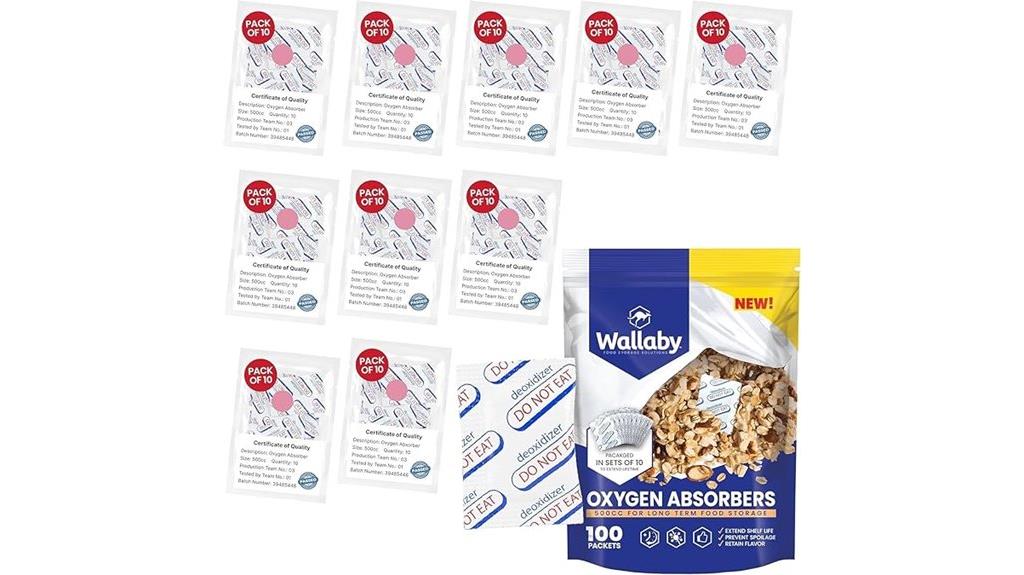 wallaby 500cc oxygen absorbers