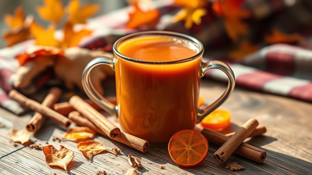 warm spiced carrot ginger