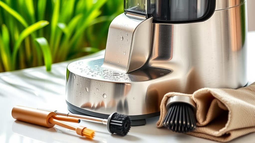 wheatgrass juicer cleaning tips