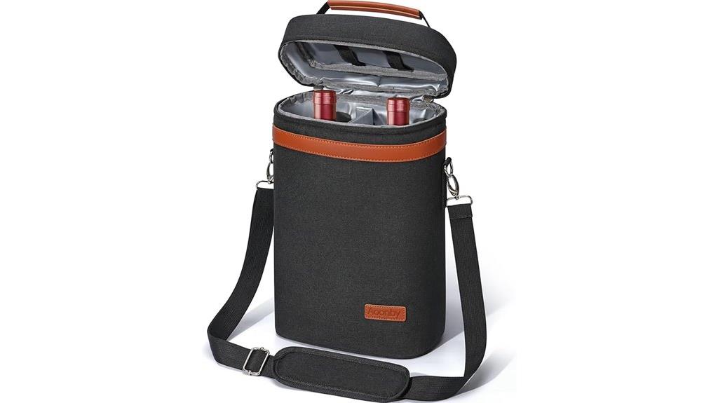 wine bottle travel cooler