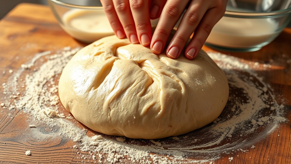 autolyse enhances gluten development