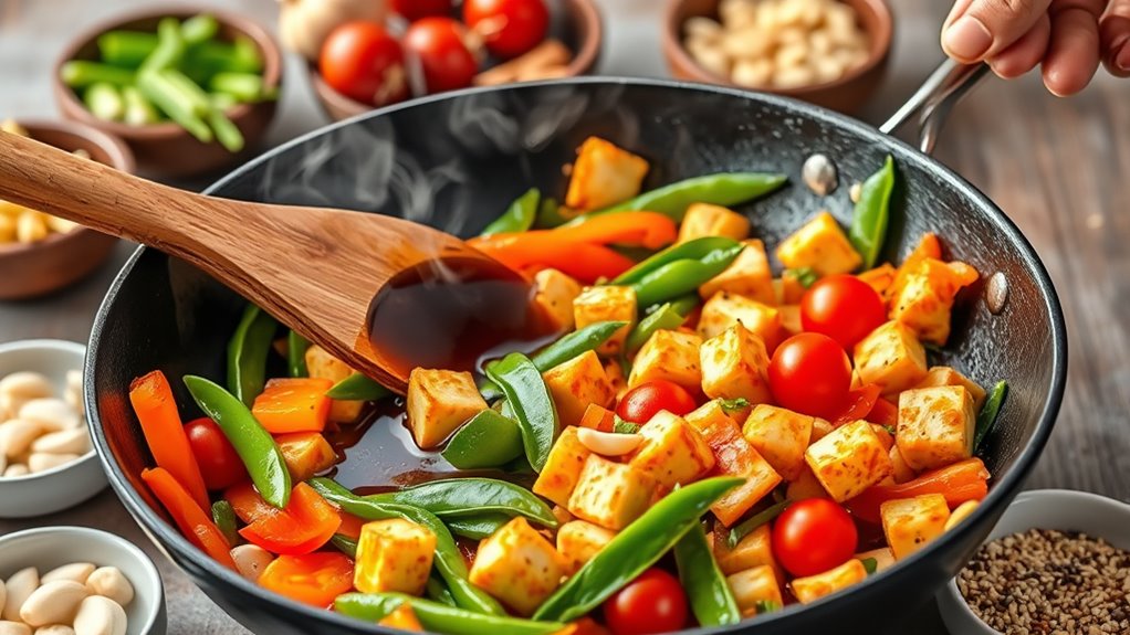 choose fresh colorful ingredients