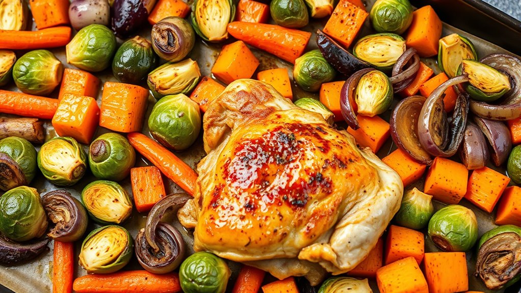 cooking method with balanced heat