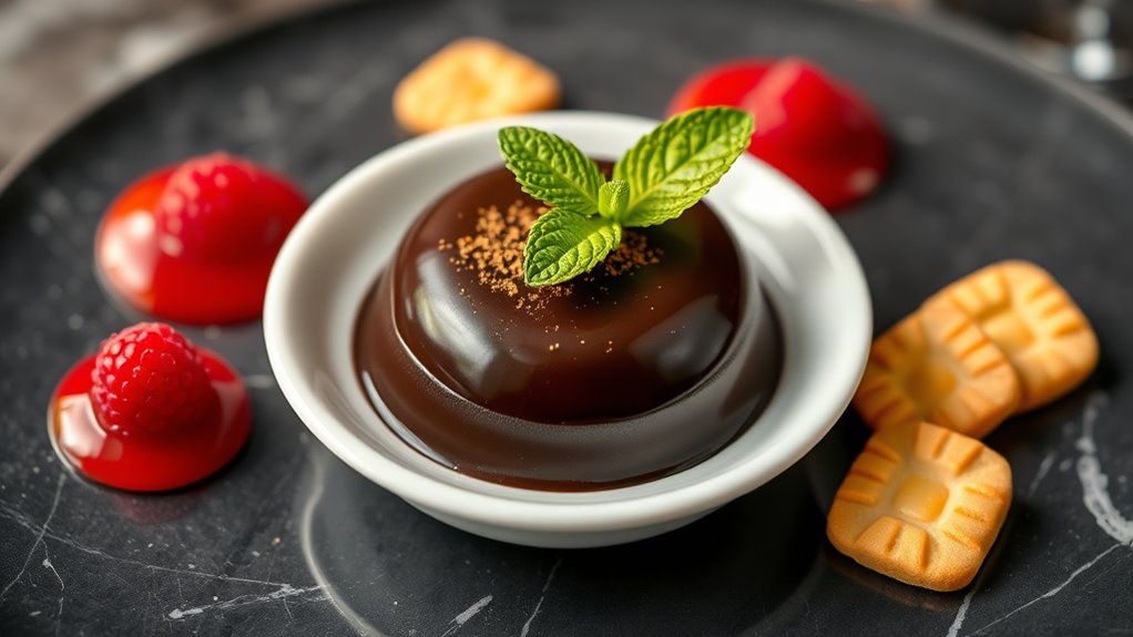 elegant dessert presentation tips