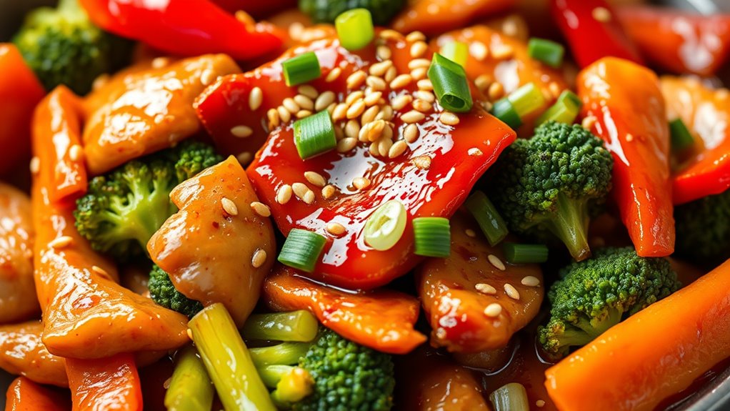 enhance with sauces garnishes