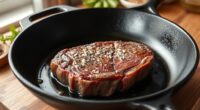 first time steak pan searing guide