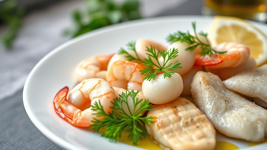 fresh herbs maximize seafood flavor